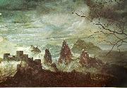 Pieter Bruegel detalj fran den dystra dagen,februari France oil painting artist